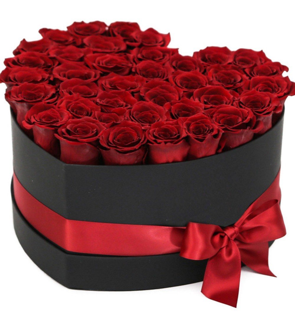 manavgat kalp kutulu güller side sevgiliye hediye romantik çiçek kutusu aşk gülleri